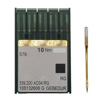 Groz Beckert 579 № 100 GEBEDUR голки для промислових петельних машин ланцюгового стібка 132869871 фото