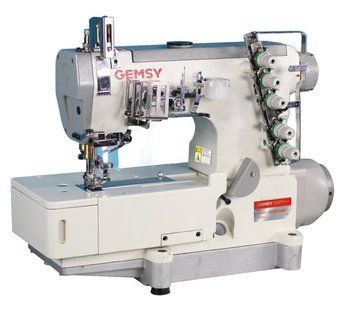 Трьохголкова п'ятиниткова плоскошовна промислова машина Gemsy GEM 5500D3-01 (6,4 мм) (Тільки голова) 000009850 фото
