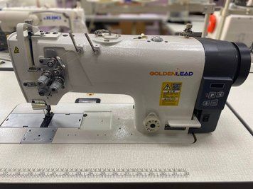 Двохильна швейна машина човникового стібка GOLDEN LEAD GL-875D відключенням голок із збільшеними човниками для середніх та важких тканин із сервомотором у голові (Тільки голова) 780770761 фото