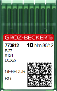 Голка швейна промислова для оверлока Groz Beckert B27/DC*27 №80 GEBEDUR 132869891 фото