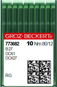 Голка швейна промислова для оверлока Groz Beckert B27/DC*27 №80 132866539 фото