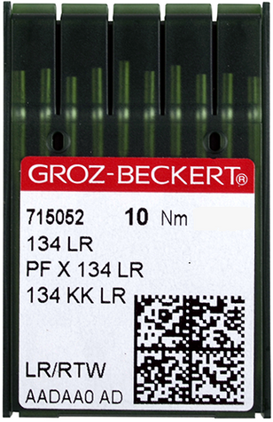Groz Beckert 134LR №180 голки для шкіри з правою заточкою для швейних машин човникового стібка 132866133 фото
